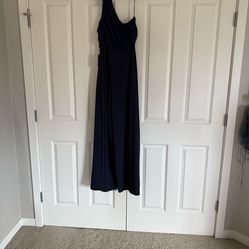 Nordstrom Midnight Blue One-Shoulder Dress